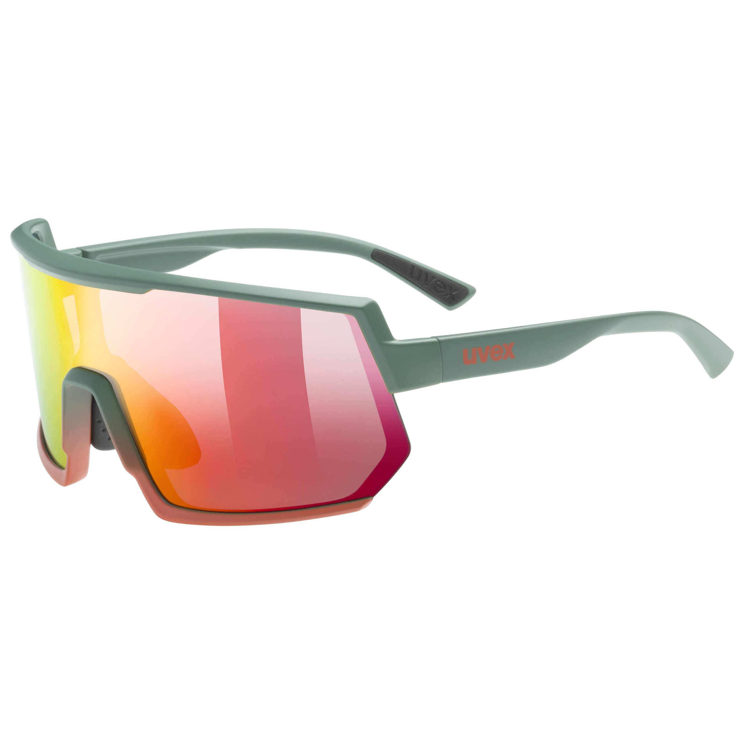 Lunette Uvex Sportstyle 235 – Moss/Grapefruit/Verre Rouge