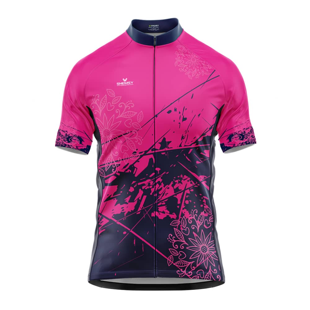Maillot cycliste PINKY Femme TRAD/MC – Image 4