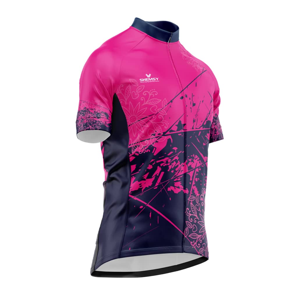 Maillot cycliste PINKY Femme TRAD/MC – Image 2
