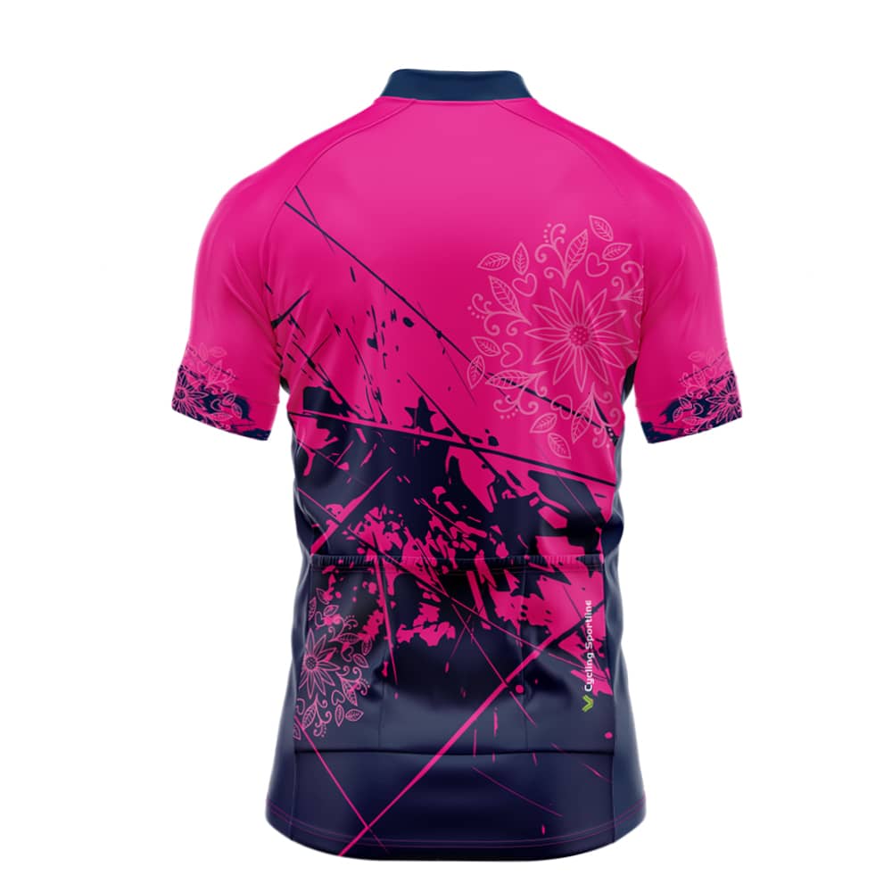 Maillot cycliste PINKY Femme TRAD/MC – Image 3