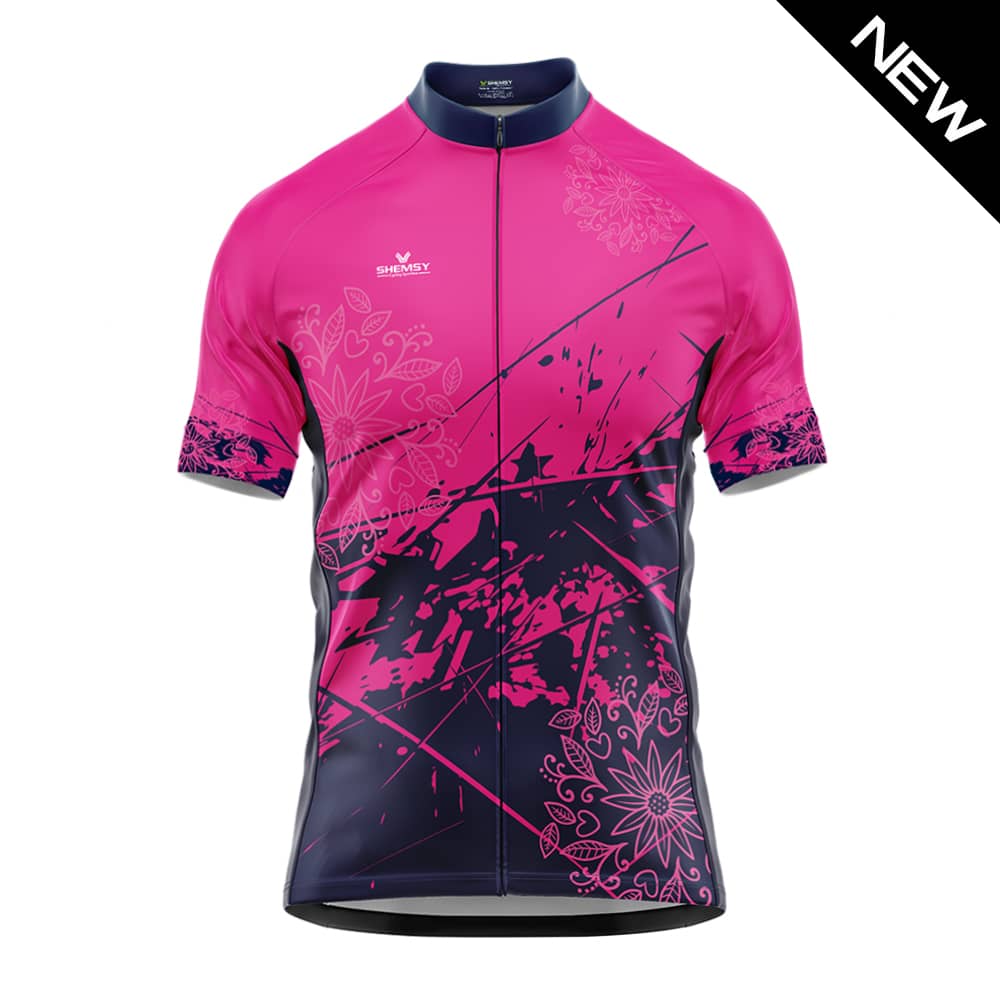 Maillot cycliste PINKY Femme TRAD/MC