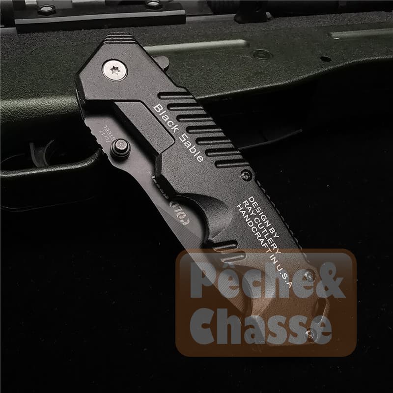 đȘ L’Intrepid Edge: Couteau de Poche Pliant Tactique Haut de Gamme – Meilleur choix pour l’Aventure et la Survie â Image 5