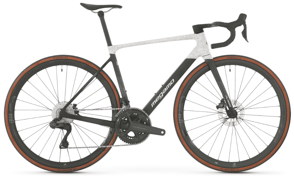 Vélo MEGAMO RAISE 05 carbone Shimano Ultégra Di2 12V 2026 Noir/blanc